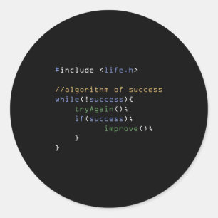 Adesivo Programadores Memória de Computação Codificando Hu