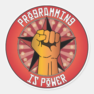 Adesivo Programar é poder