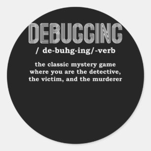 Adesivo Programmer Developer Software Engenheiro Debugging