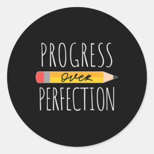 Adesivo Progresso Motivacional em Perfeição de volta a Sch
