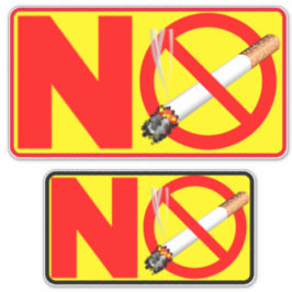 Adesivo Proibido Fumar Proibido Fumar