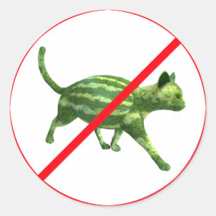 Adesivo Proibido para Meloncats!