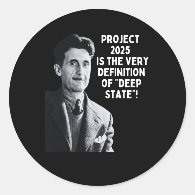 Adesivo Projeto 2025 Estado Profundo 1 (Frente)