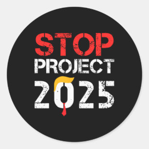 Adesivo Projeto Anti Trump 3 do Projeto 2025