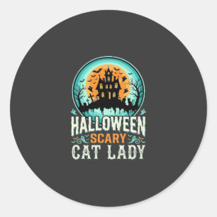 Adesivo Projeto de Casa Assombrada da Senhora Gato Assusta