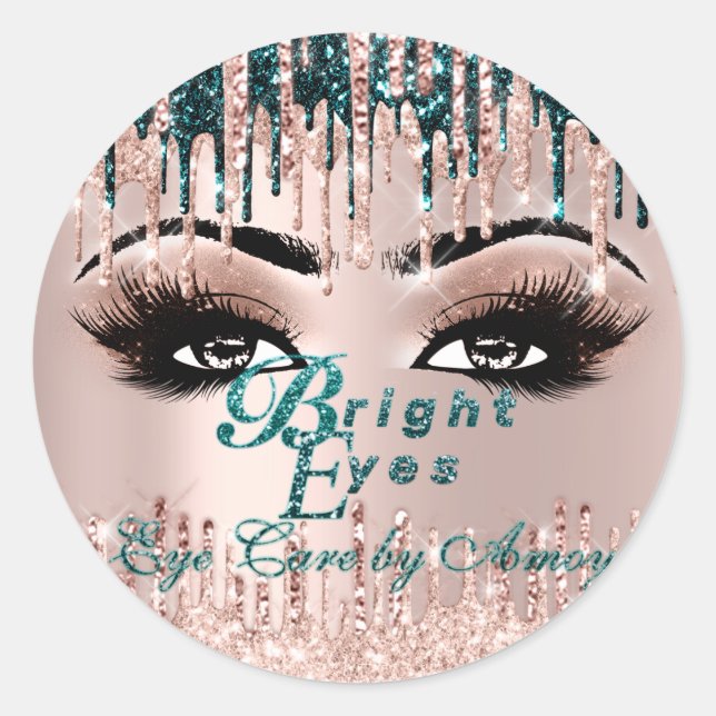 Adesivo Projeto De Olhos Brilhantes Para O Efeito Da Largu (Frente)