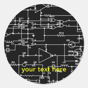 Adesivo projeto eletrônico