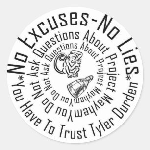 Adesivo Projeto Mayhem