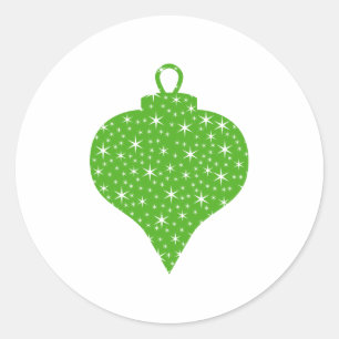 Adesivo Projeto verde do Bauble do Natal