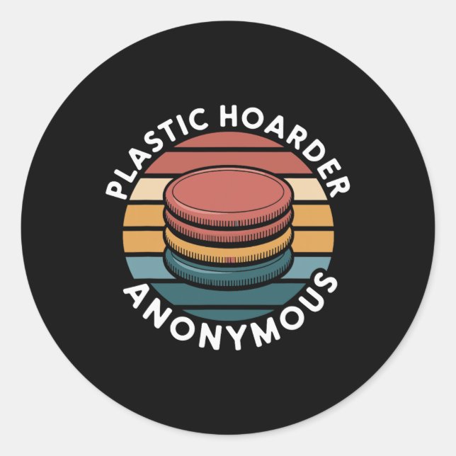 Adesivo Projetos de Disc Golf do Plástico Anônimo para En (Frente)