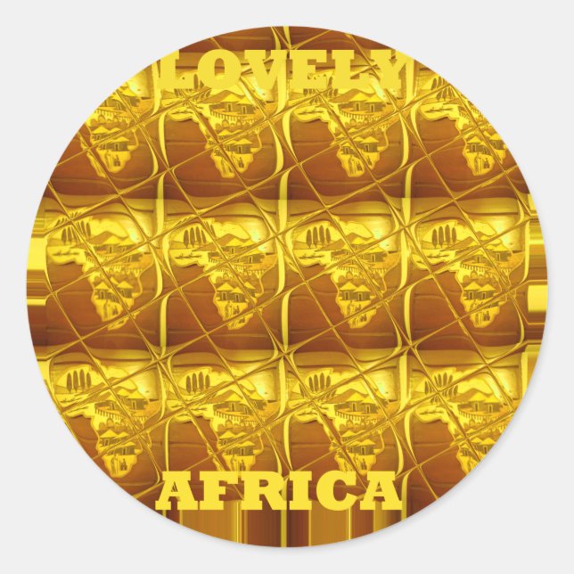 Adesivo Promessa de Ouro de África (Frente)