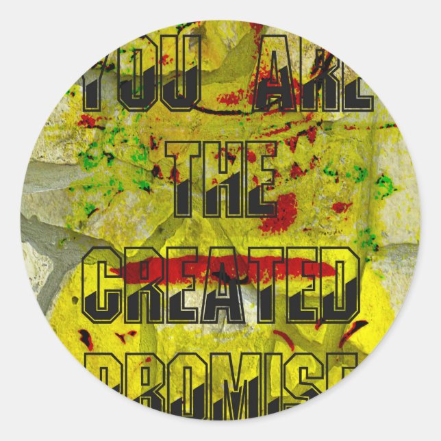 Adesivo Promessa do ouro: O Script do Ouro do Destino (Frente)