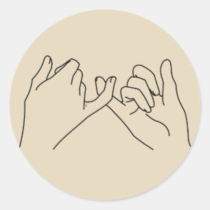 Adesivo promessa mindinho