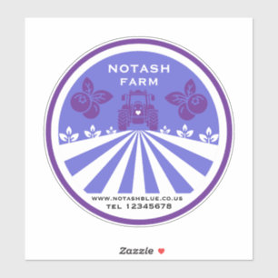 Adesivo Promoção da Fazenda de amoreira U-Pick