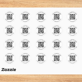 Adesivo Promoção de site de código QR personalizado
