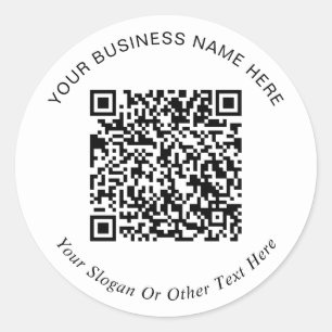 Adesivo Promocional de código QR simples