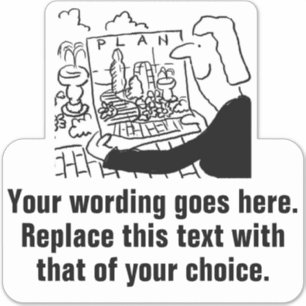 Adesivo Promocional de jardinagem de paisagem