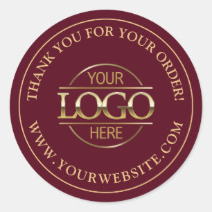 Adesivo Promocional de logotipo para empresas minimamente 