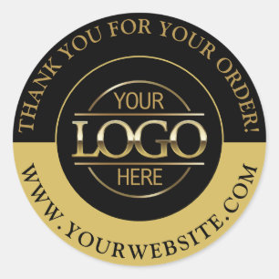 Adesivo Promocional de logotipo redondo para empresas pers