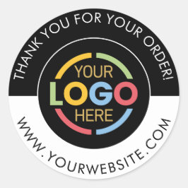 Adesivo Promocional de logotipo rodada para empresas perso