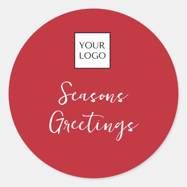 Adesivo Promocional de logotipo vermelho (Frente)