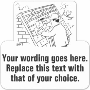 Adesivo Promocional do Contratante ou Roofer