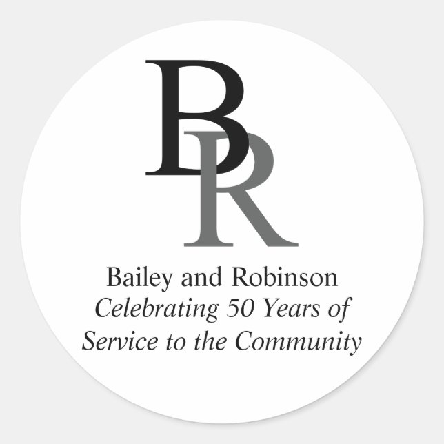 Adesivo Promocional para logotipo profissional Empresa (Frente)