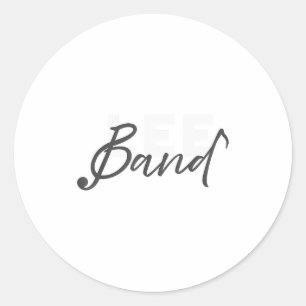 Adesivo Promotor da Banda Lee Novo Logotipo Vermelho Apena
