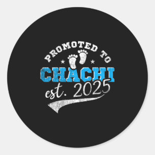 Adesivo Promovido a Chachi 2025 Nova Tia Indiana Vintage