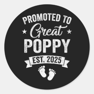 Adesivo Promovido Ao Excelente Da Poppy Est 2025 Anúncio D