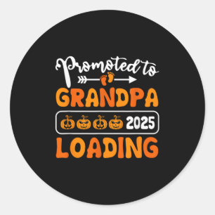Adesivo Promovido Ao Vovô 2025 Carregando O Halloween De P