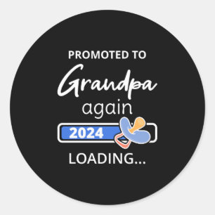 Adesivo Promovido Ao Vovô Novamente Em 2024 Carregando I