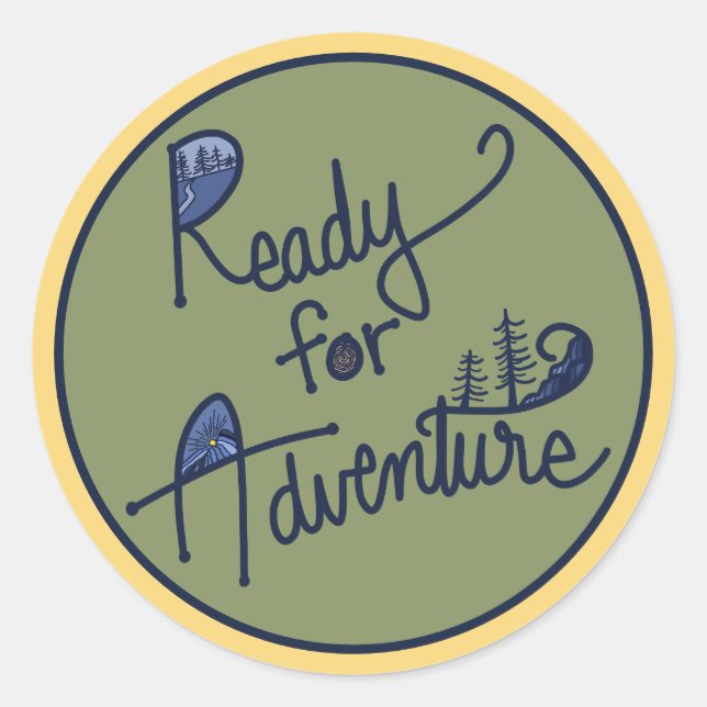 Adesivo Pronto para Adventure Sticker (Frente)