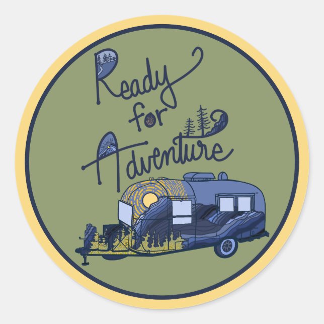 Adesivo Pronto para Adventure Sticker (Frente)