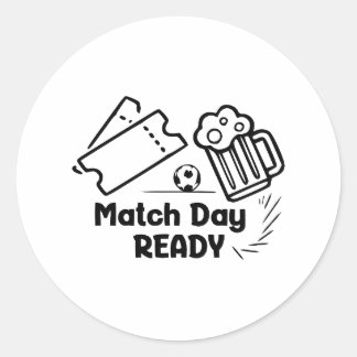 Adesivo Pronto para o Dia da Partida