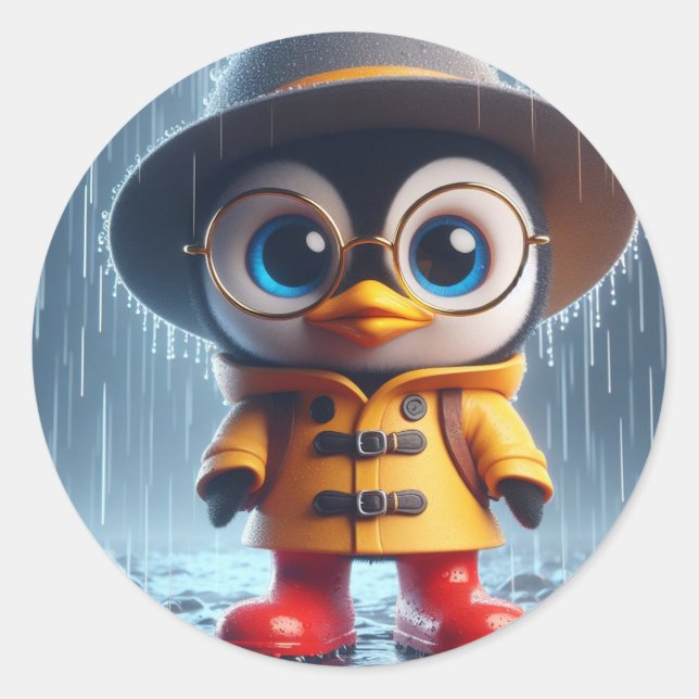 Adesivo Pronto para qualquer Pinguim (Frente)