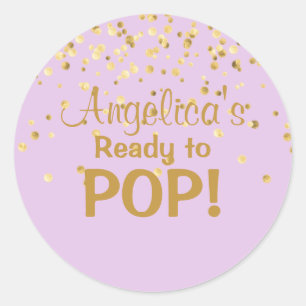 Adesivo Pronto personalizado para estalar a lavanda do ch
