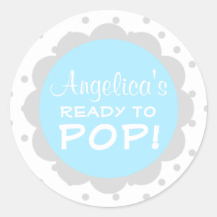 Adesivo Pronto personalizado para estalar o menino azul do