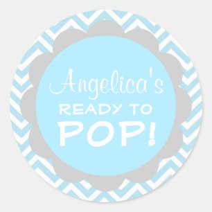 Adesivo Pronto personalizado para estalar o menino azul do