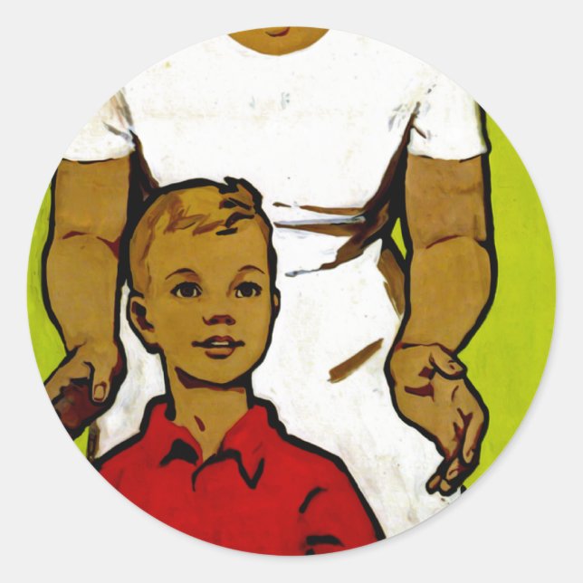 Adesivo Propaganda da Família Soviética (Frente)