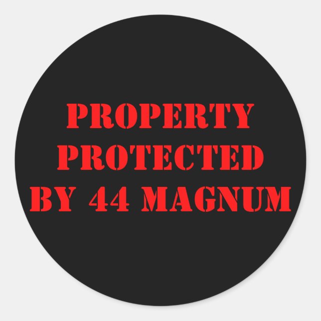 ADESIVO PROPERTIPROTEÇÃO POR 44 MAGNUM (Frente)
