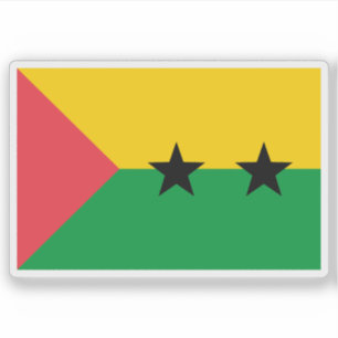Adesivo Proposta de bandeira de São Tomé e Príncipe de 197