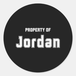 Adesivo Propriedade Da Bachelorette Funny Jordan Gifts Par