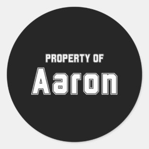 Adesivo Propriedade De Aaron Funny Bachelorette Gifts Para
