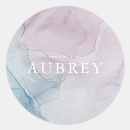 Adesivo Propriedade Delicate Abstrato Impressão de com Nom