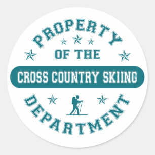 Adesivo Propriedade do Cross Country Skiing Department