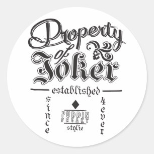 Adesivo Propriedade do pelotão do suicídio da história 