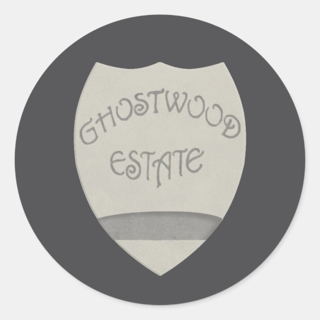 Adesivo Propriedade Ghostwood (Frente)