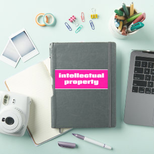Adesivo Propriedade intelectual