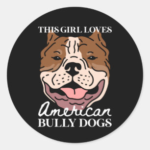 Adesivo Proprietário Americano de Bully Dog   Bullys Ameri